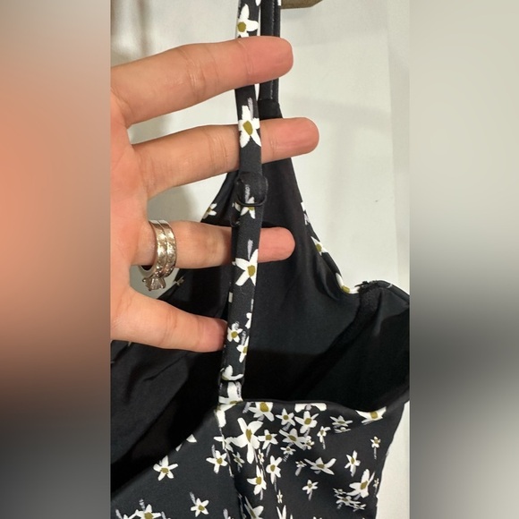 NWT Onia Chelsea Floral Liberty Starry Night One-Piece Swimsuit Black White S - Picture 8 of 11